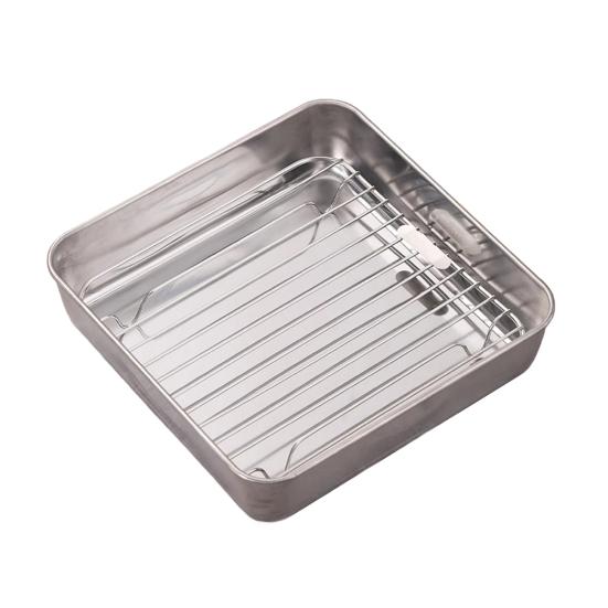 Решетка для аэрофритюрницы Решетка для гриля из нержавеющей стали Антикоррозийные многоразовые противни для аэрофритюрницы Духовка Домашние кухонные гаджеты