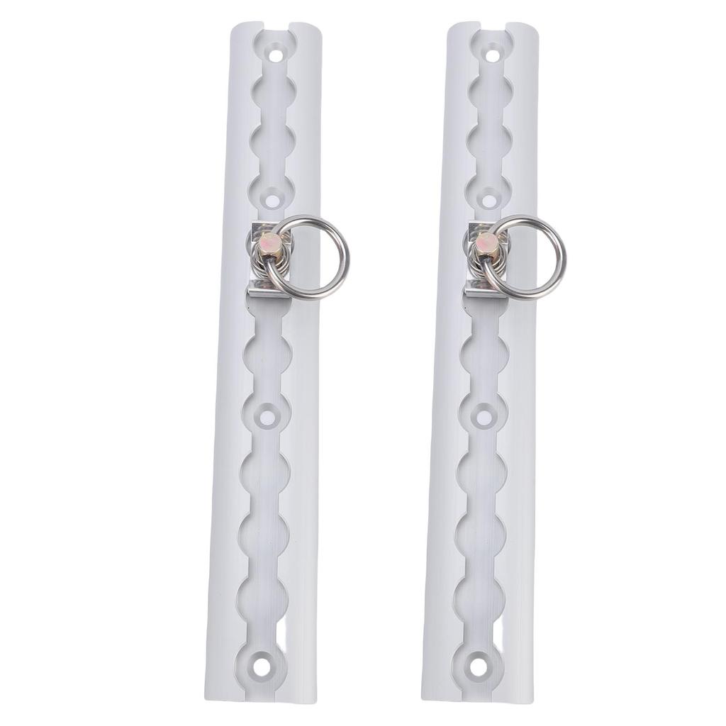 Алюминиевая L-образная направляющая 304 мм Утолщенная L-образная направляющая с крепежными кольцами для мотоциклов, квадроциклов, внедорожников, пикапов