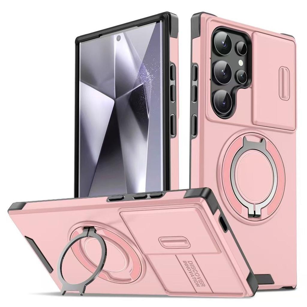 Чехол для телефона Armor Ring Holder для Samsung S25, сверхпрочный противоударный чехол для раздвижного окна, магнитный чехол для автомобиля Samsung S25/S24/S23/S22/Ultra/Plus