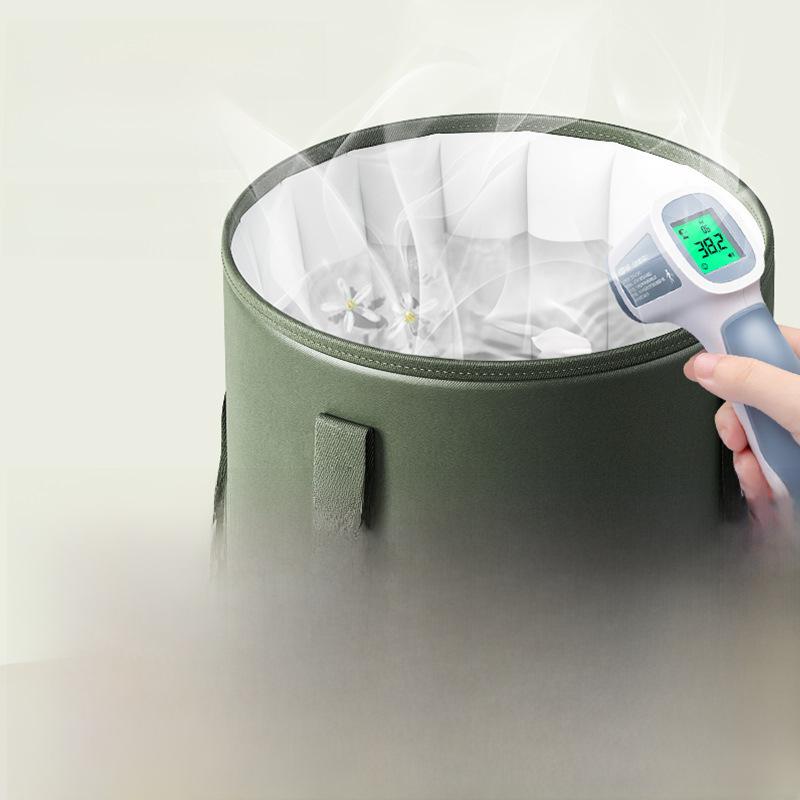 Портативная складная ванна для ног, складное ведро для спа-ванны для ног с крышкой, глубокое замачивание для дома и путешествий