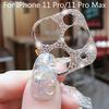Bling Metal Glitter Phone Camera Lens Protection Case for IPhone 14 13 11 Pro Max Iphone11 Iphone 11Pro Camera Lenses Protector Cover