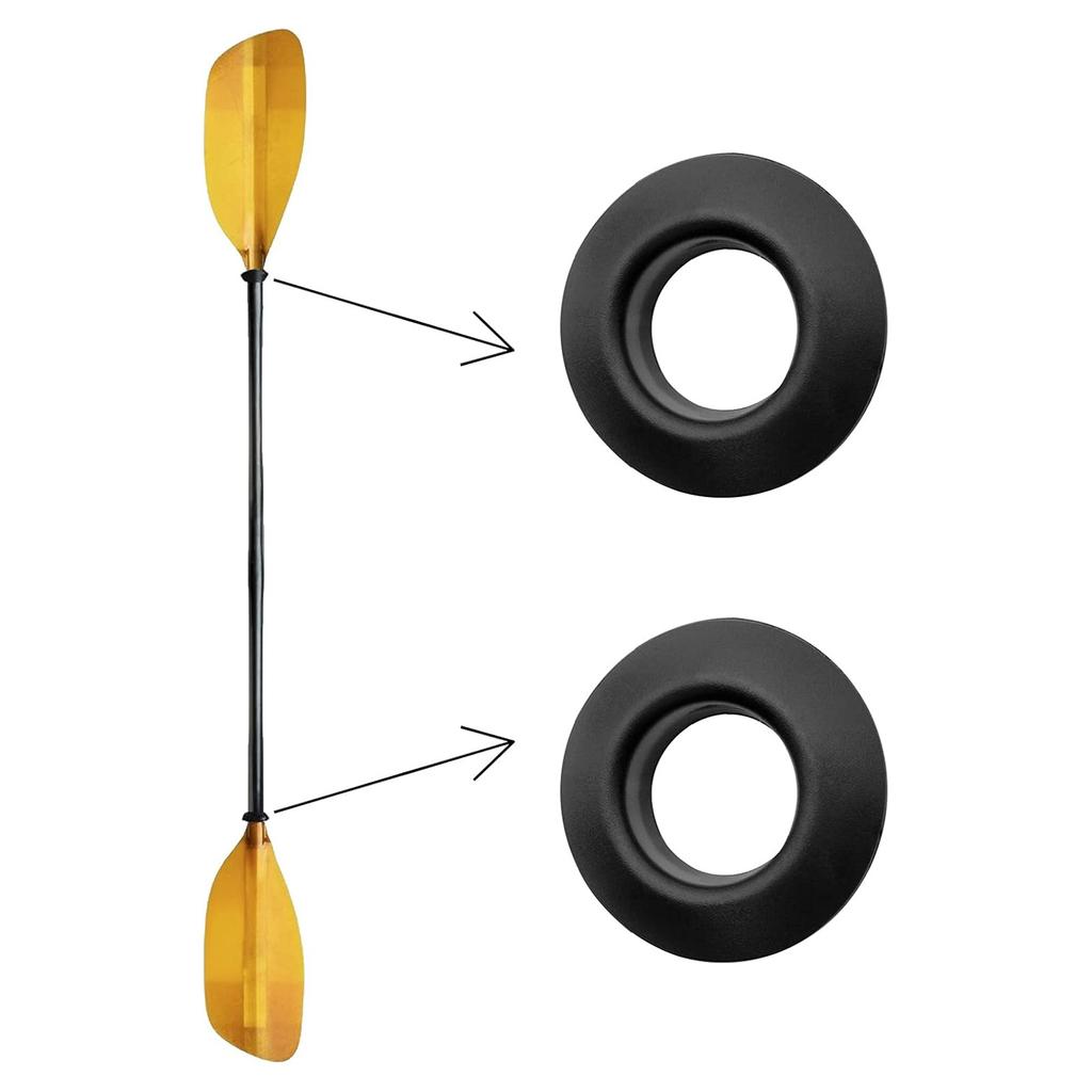 6 шт. Резиновые кольца для капель для каяка, каноэ, весла, сменные резиновые защитные кольца для каяка, кольца для капель для весла для установки на весло