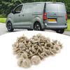 100pcs Side Door Moulding Trim Clips Exterior Fasteners Kit 500326896 Replacement for Vauxhall VivaroA 20012014