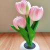 LED Tulip Lamp Night Simulation Flower Atmosphere Desk Light Room Table Decoration Lamp Valentine's Day Gift