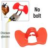 Novelty Chicken Glasses - No-Pin Design for Roosters, Large Quantity Discounts