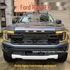 Обвес Raptor для Ford Ranger T9: Обновленная решетка радиатора, расширители крыльев, передний бампер.