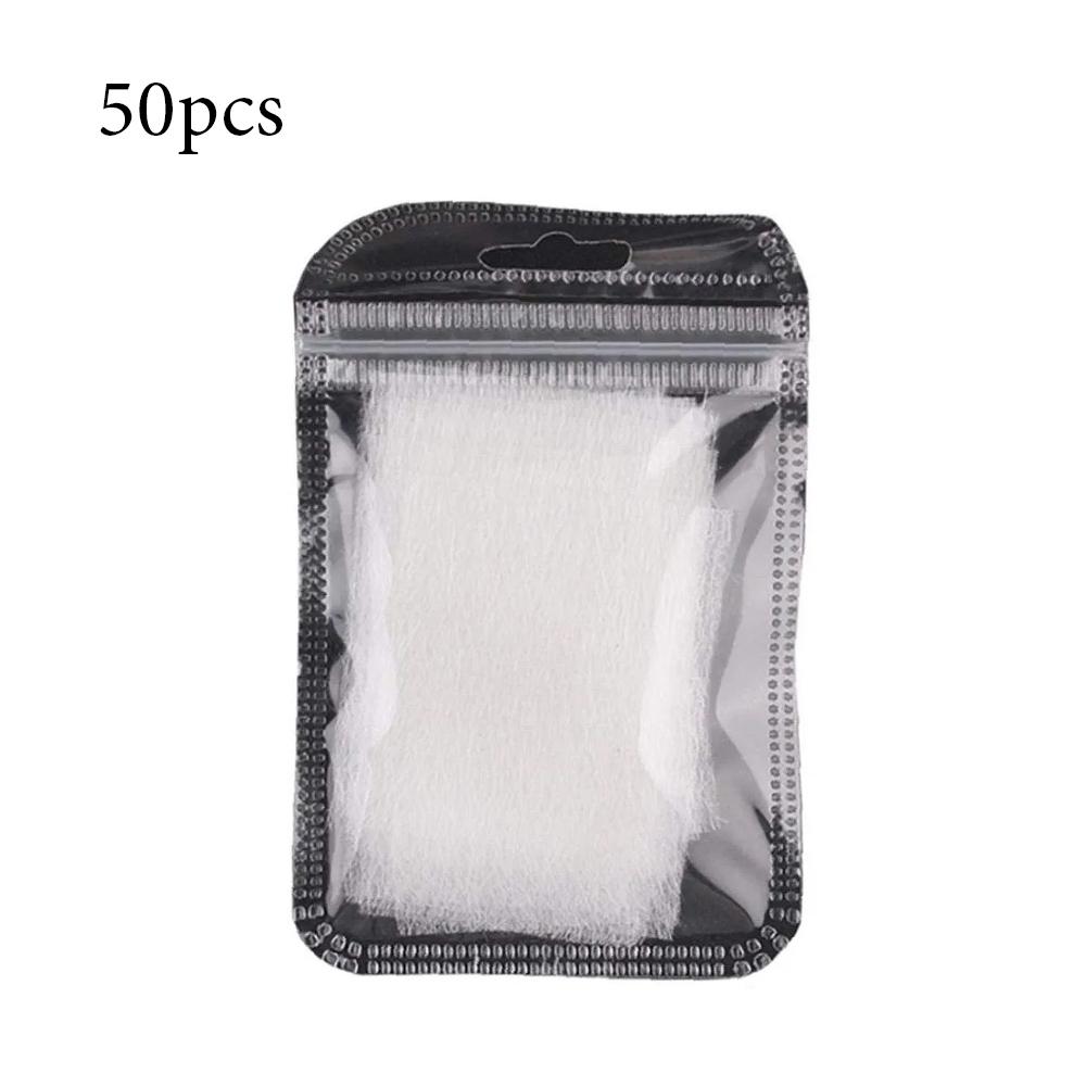 10/20/50 шт. Наращивание ногтей стекловолокно нетканые шелковые накладки французский маникюр акриловые типсы УФ-гель наращивание волокон бумага ногти инструменты