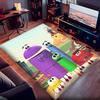 Ask Storybots Polyester Carpet, Soft Indoor Mat for Office Chair, Living Room, Computer Desk - Decorative Home Office Rug Design