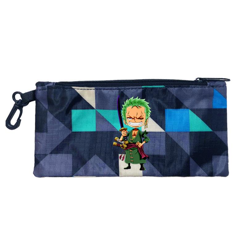 Riman Animation Peripheral Printing Pencil Case, Primary And Secondary School Students Stationery Zipper Pencil Case