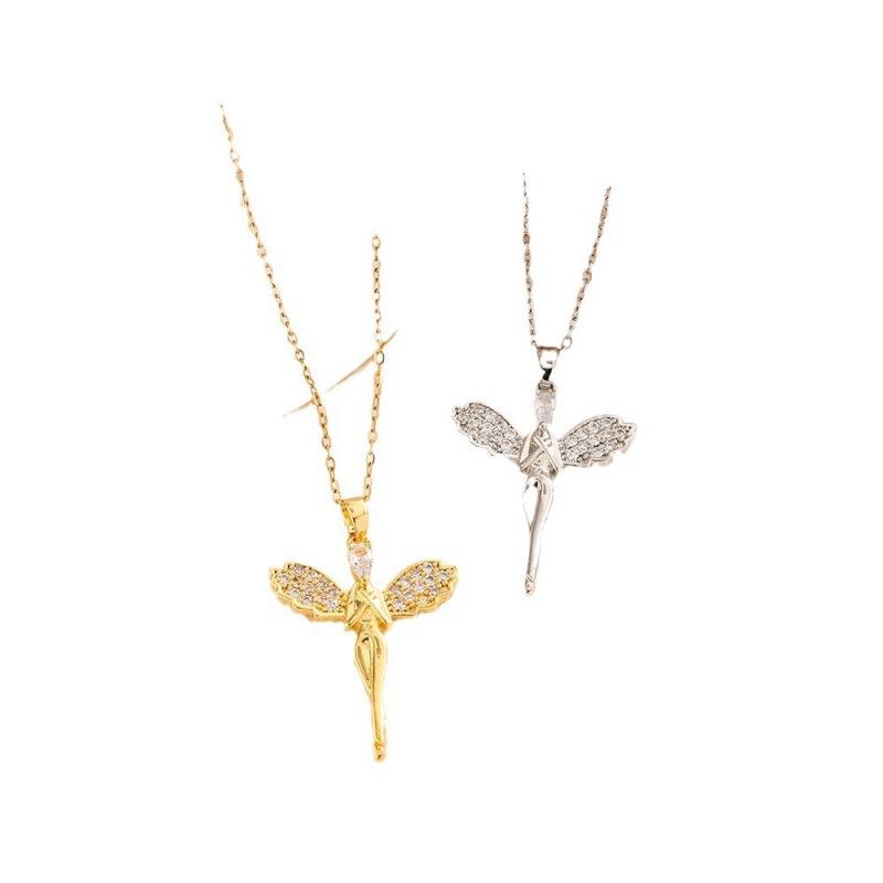 Angel Wings Pendant Accessories Collarbone Chain