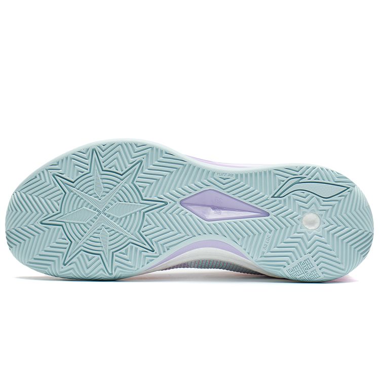 Баскетбольные кроссовки LiNing Blade 3 Sky Realm Shock Absorbing Anti-Slip, износостойкие, средней высоты, мужские баскетбольные кроссовки, флуоресцентно-светло-розовые ABAS091-2