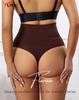 Flarixa Бесшовные трусики, женские стринги с высокой талией, нижнее белье для контроля живота, утягивающие женские трусы для коррекции фигуры, трусы для коррекции живота