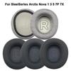 1Pair Replacement Ear Pads Sponge Headset Earpads for SteelSeries Arctis Nova 1 3 5 7P 7X