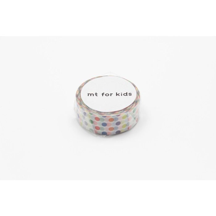 Masking tape - MASKING TAPE (MT) - Pois multicolores - 1,5 cm x 7 m - Multicolore - Adulte/Mixte