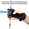 Перчатки для стрельбы из лука и перчатки для освобождения лука из искусственной кожи и коровьей кожи с защитой на 3 пальца S-XL для мужчин и женщин