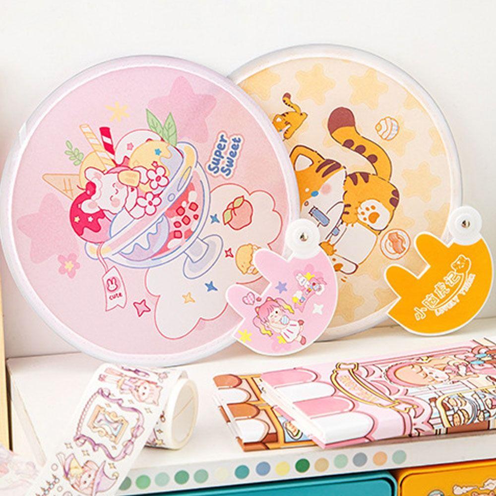 Пляжный газон Ручной веер Детский маленький веер Карманный маленький круглый веер Мини складной веер