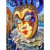 5D Diamond Painting Mask Art Scenery Full Round Diamond Embroidery Mosaic Home Decor