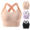 Women's Yoga Bra Vest with Removable Pads Shockproof Back Beauty Bra No Wires Sports Bras