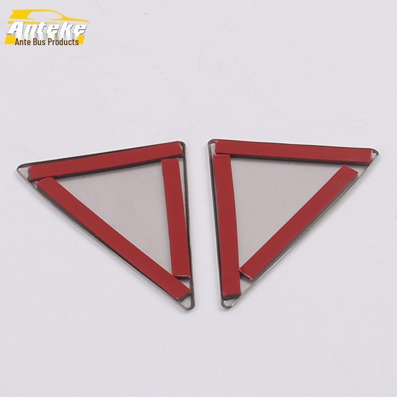 Compatible with 19 Yusheng 330 Models: Stainless Steel Front A-Pillar Triangle Panel Decorative Patch Accessories