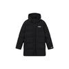 Fleece Kapyushonli Bir Rangli Fermuarli Issiq Puxovik Erkaklar Kurtkalari Qora F51M249904ABK