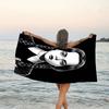 1pc Addams Family Wednesday1 Beach Towel, Sports Cape, Beach and Seaside Swimming Pool Equipment, Fashion Pattern, Rectangular, Travel Essentials