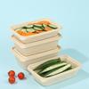 Compostable Wheat Straw Round Lunch Box