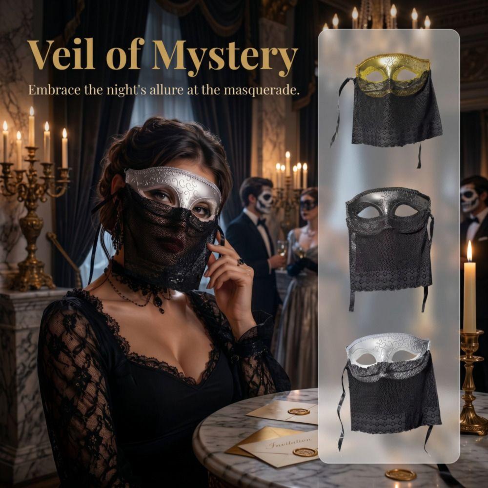 Creative Venice Singing Mask Retro Style Halloween Party Mask Party Cosplay Mask Festival Supplies