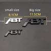 3D Металлическая Эмблема На Крышку Багажника Автомобиля Логотип ABT Эмблема Наклейка Декаль Для Golf RS3 ABT S3 S5 Q5 Q8 A4 B8 A3 8V