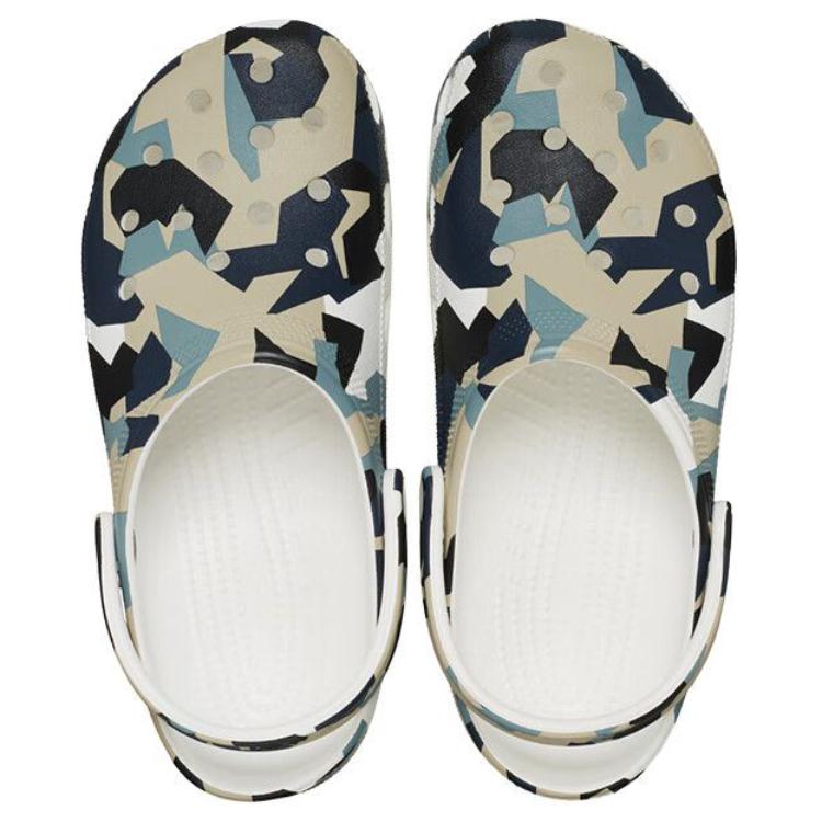 Crocs Eva Fashion Удобные Модные Универсальные Клоги Мужская Обувь Разноцветные 211009-94S