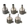5pcs Stainless Steel Nozzles for 850 852D 898 Hot Air Welding Soldering Station Compatible with 906 968 850 and Others