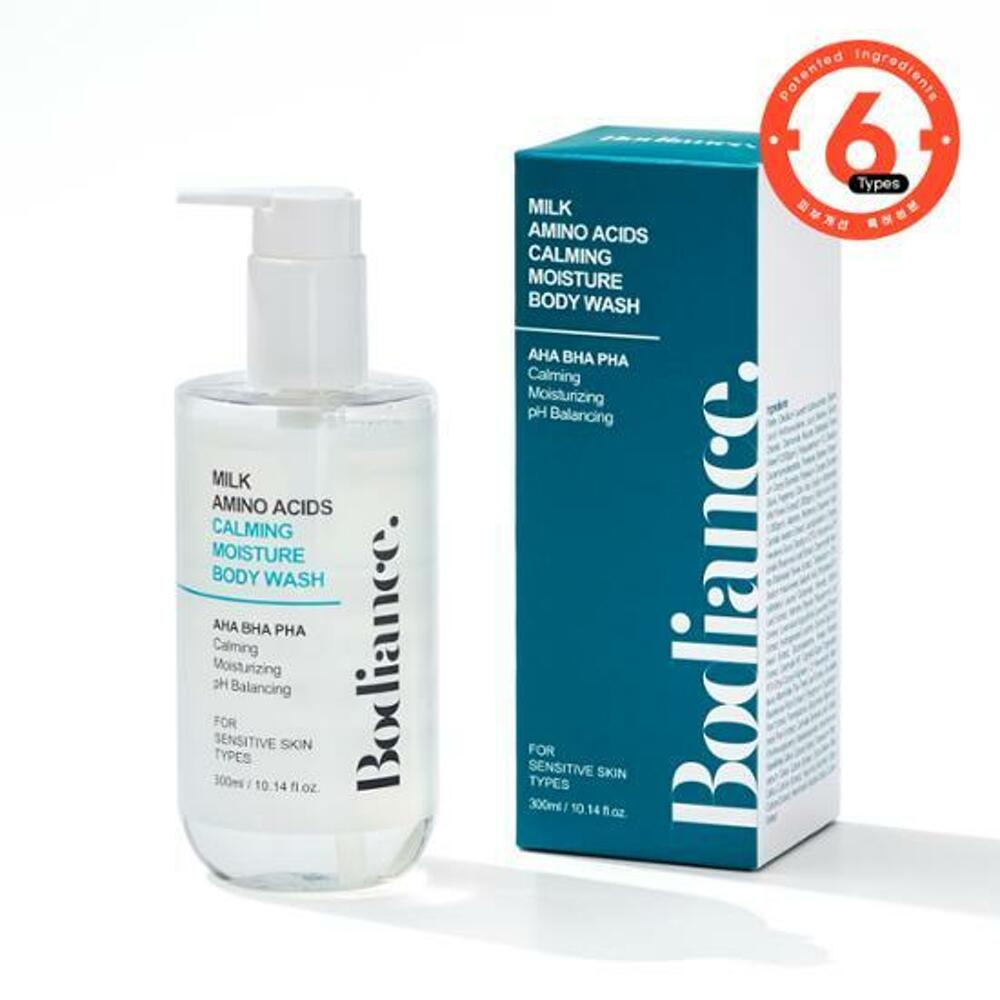 Bodiance Успокаивающий увлажняющий гель для душа с молочными аминокислотами 300 г