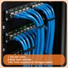 2CMX5M Hook and Loop Strap with 25 Buckles, Reusable Cable Ties Adjustable Fastening Straps for Organizer and Storage -Wire Management, Cord Organizer