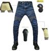 Mens Motorcycle Riding Pants With Extended Protection Stretch Cotton Abrasion-Resistant Tear-Proof Outdoor Use