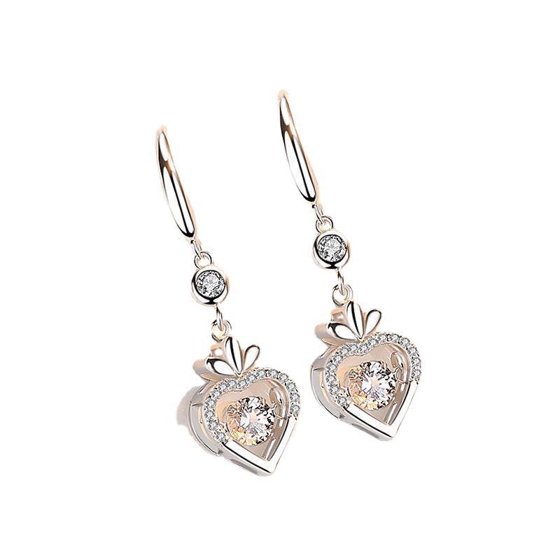 Духовная любовь Серьги Женские Серьги в форме сердца Модные Темпераментные Серьги