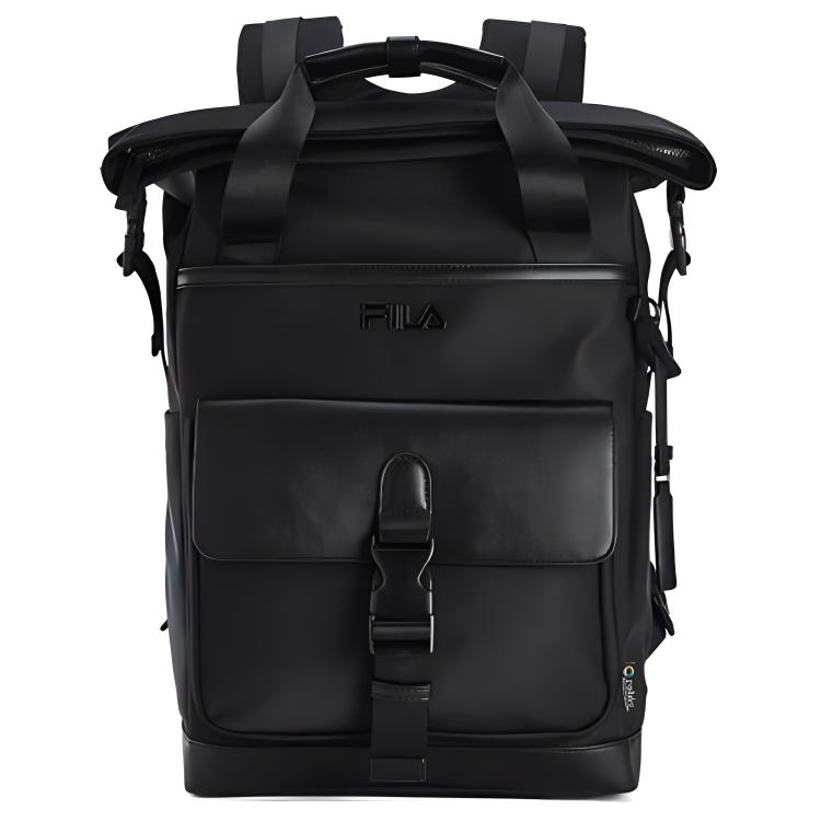 New FILA Fabric Laptop Bag Backpack Extra Small Men's Jet Black BK F13M431102FBK