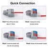 Mini Quick Terminal Block Universal Compact Fast Connector Small Wiring Connector  Electrical