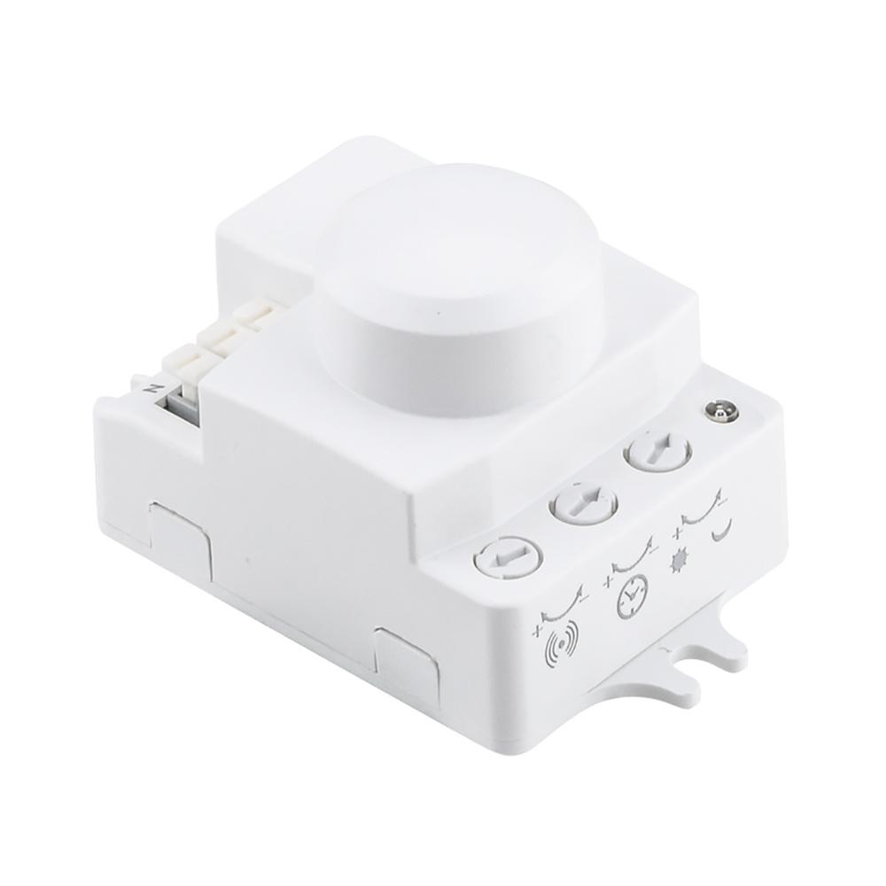 5.8GHz 100MHz LED Microwave Radar Sensor Light Switch Human Body Motion Induction Sensor Controller AC 220V-240V DC 12V 24V