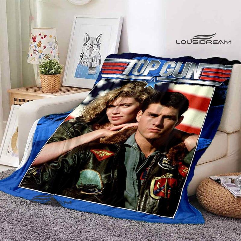 Классический фильм Top Gun Плед Детский теплый и красивый плед Мягкий и удобный плед Подарок на день рождения