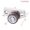 1/4Pcs Silent Rubber Casters, Drawer Wheels, For Furniture Kitchen Cabinet Table ,Of Side Installation Low Profile Replace Wheel