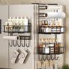 Multilayer Kitchen Storage Rack for Refrigerator Side Wall