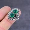 Green Onyx Handmade 925 Sterling Silver Jewelry Ring Size 9 Gift For Her C3t98