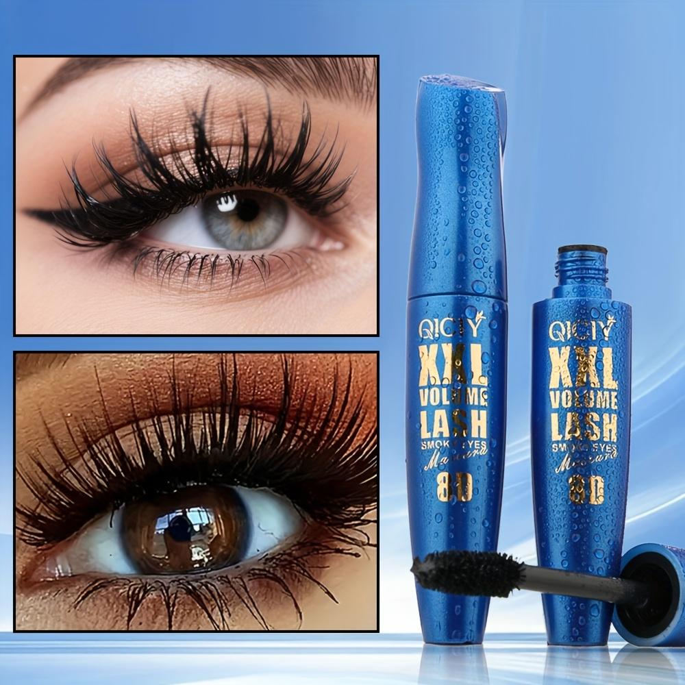 8D Тушь Стойкая Водостойкая Черная Подкручивающая Тушь, Быстросохнущая, Придающая Объем и Разглаживающая, Без Комочков, Не Размазывающаяся, Черная Подводка для Глаз Подарок для Женщин