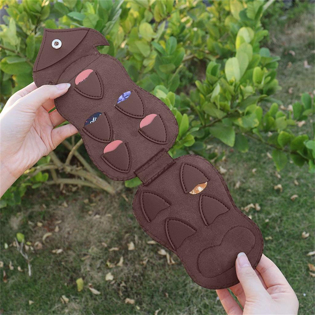 Держатель медиатора для гитары Чехол для медиатора, уникальный дизайн в форме совы с 18 слотами Подарки для музыкантов