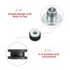 10pcs/20pcs Rubber Motorcycle Grommets M6 Bolt Assortment Set Universal Pressure Relief Cushion