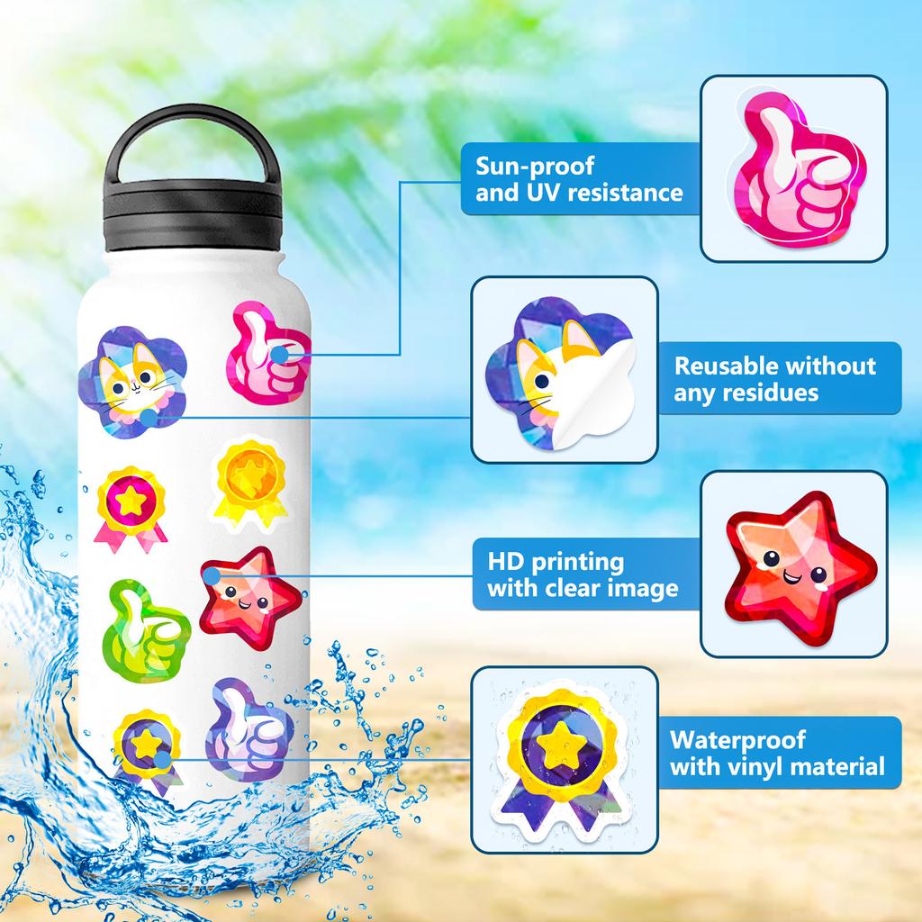 330 шт. детские мотивационные наклейки, наклейки-поощрения для детского поведения, скрапбукинг, украшения для бутылок с водой