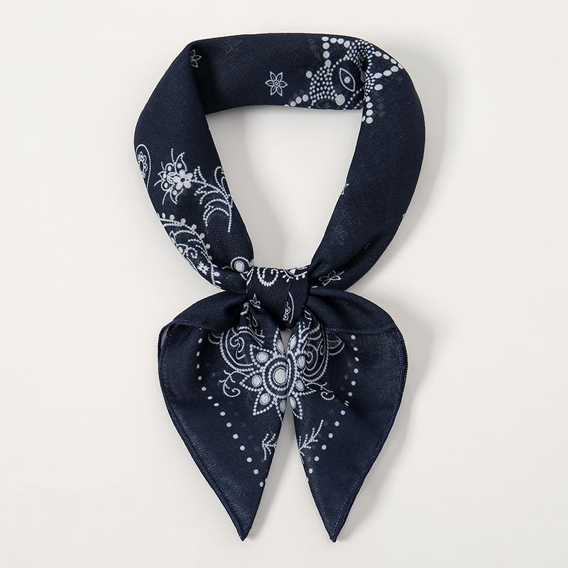 Fashion Paisley Print Cotton Hairbands Scarf Women  New Elagant Bandana Neck Kerchief Head Bands Foulard Female Scarfs