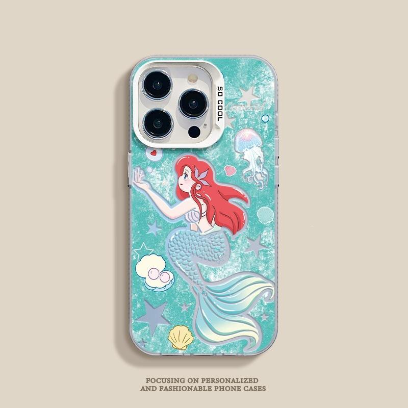 Подходит для чехла на мобильный телефон Apple 16/15promax iphone14/13 женский 12 Xiaomi 11 подруга Русалочка