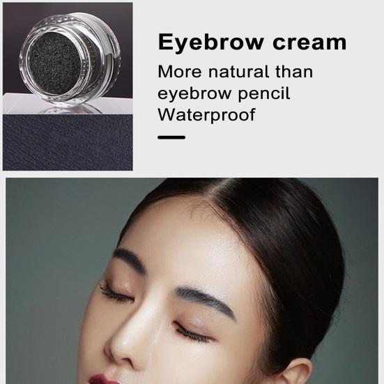 Водостойкий крем для бровей, долговечная натуральная краска для бровей, устойчивая к поту, водонепроницаемый крем для бровей против выцветания
