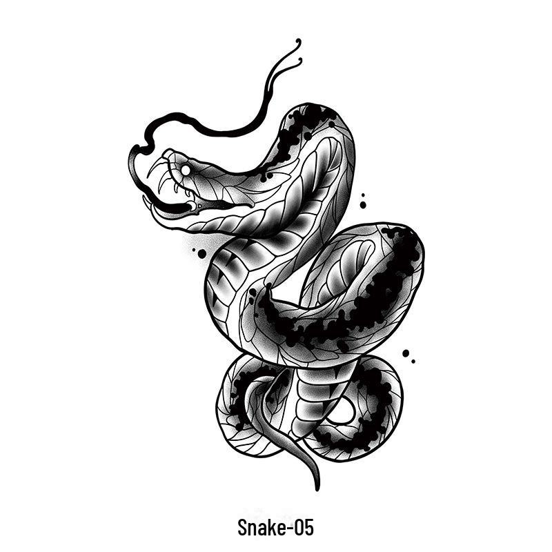 "Waterproof Semi-Permanent Herbal Tattoo Stickers for Men and Women - Durable Text Simulation Spot Tattoos"