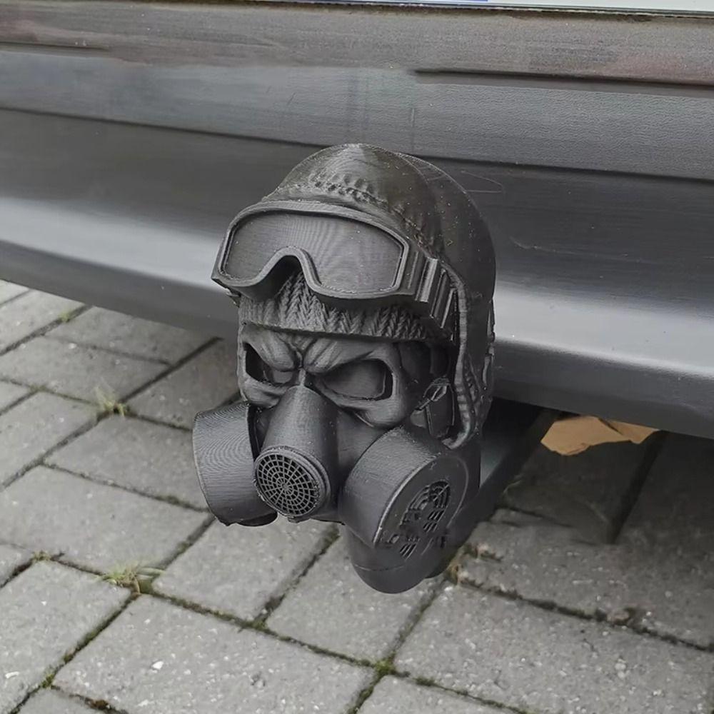 Забавная 3D-печатная крышка для шара фаркопа Стальной шлем Ржавозащитная крышка для крюка прицепа Пылезащитная крышка для шара фаркопа из PLA
